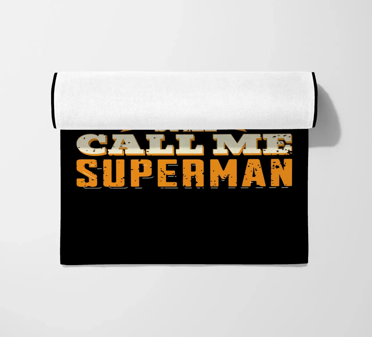 If I go crazy then will you still call me Superman beach towel by Gunawan Rb