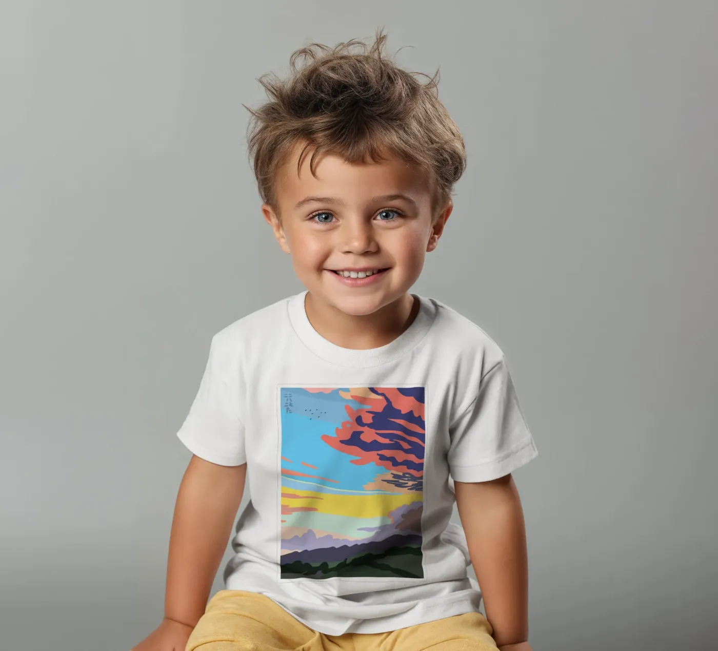 Nuvola della sera d'estate t-shirt bambini da Asobōze