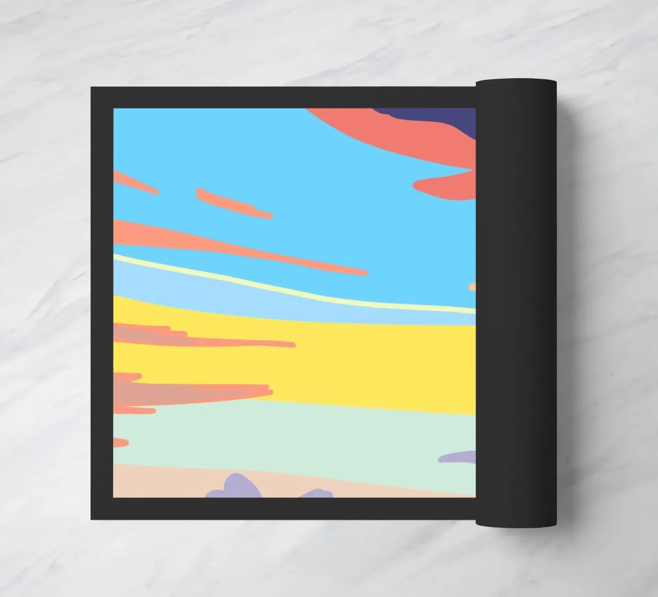 Summer Evening Cloud doormat by Asobōze