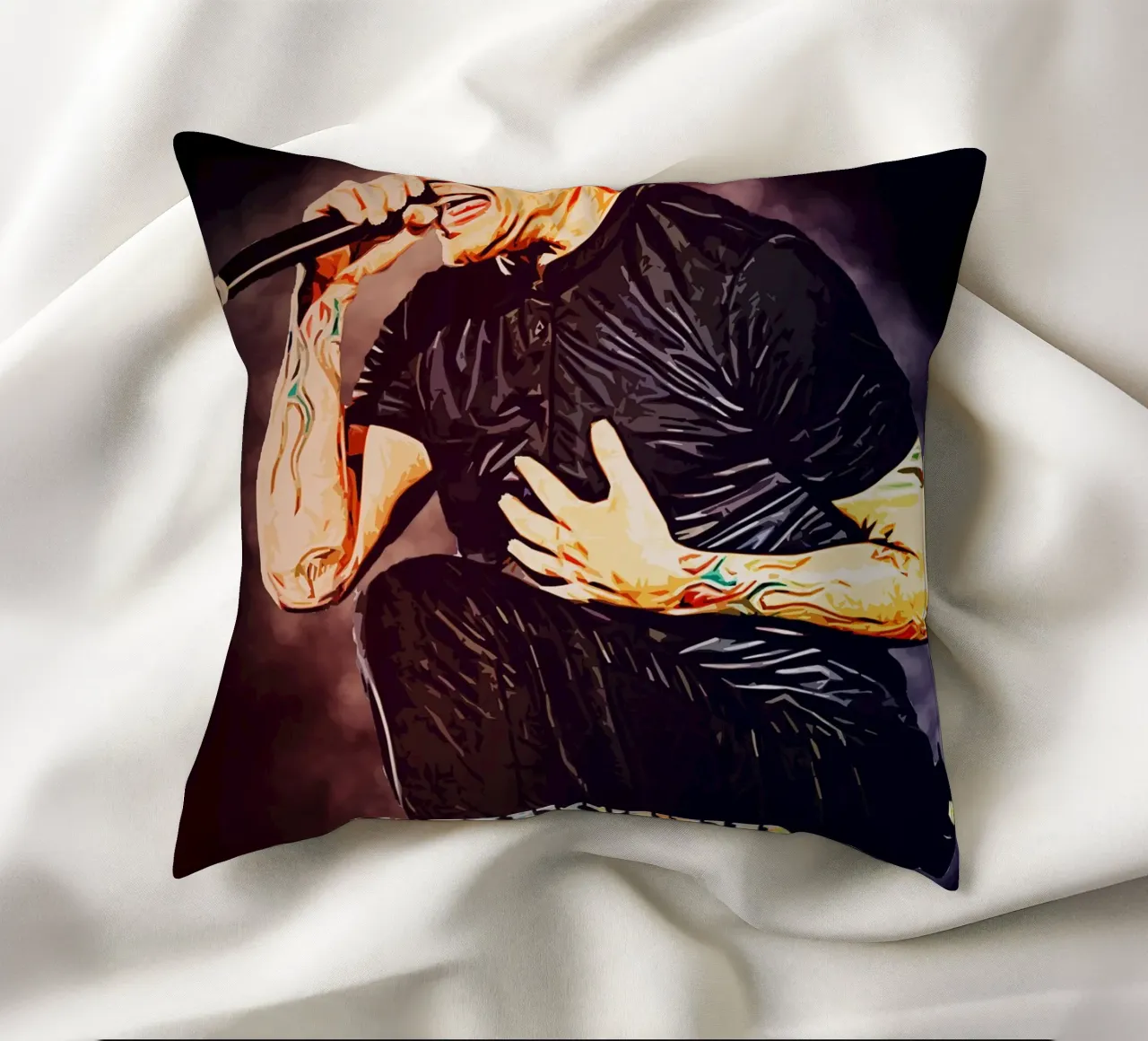 Arte di Bennington cuscino da neonartroom