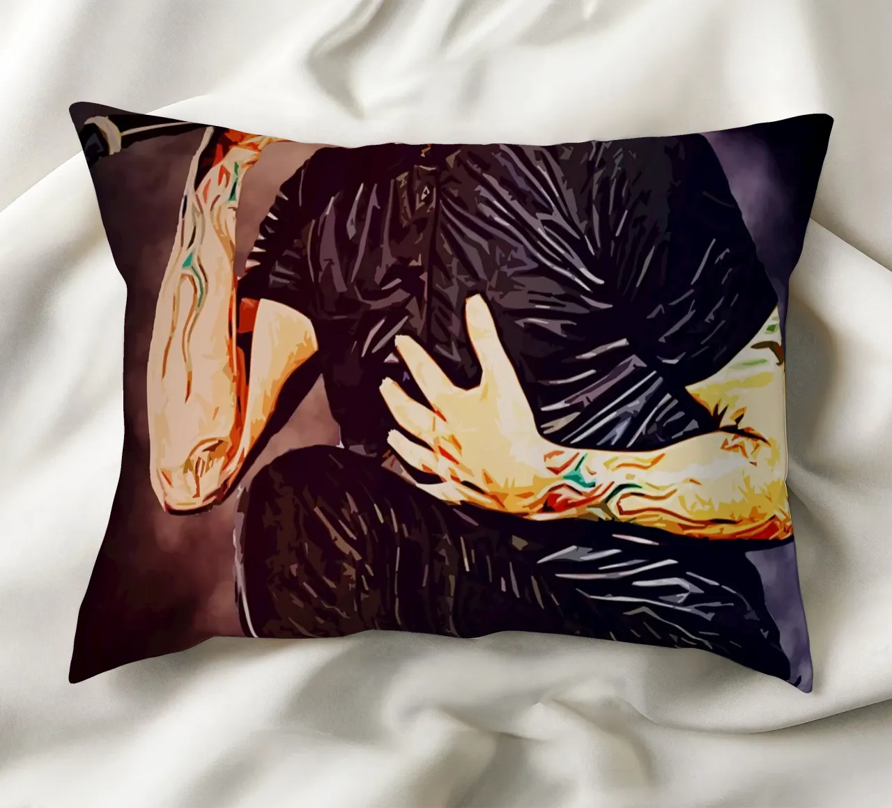 Arte di Bennington cuscino da neonartroom