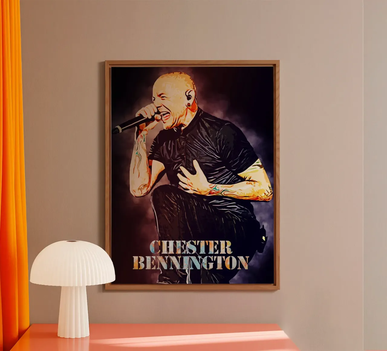 Arte di Bennington alluminio dibond da neonartroom