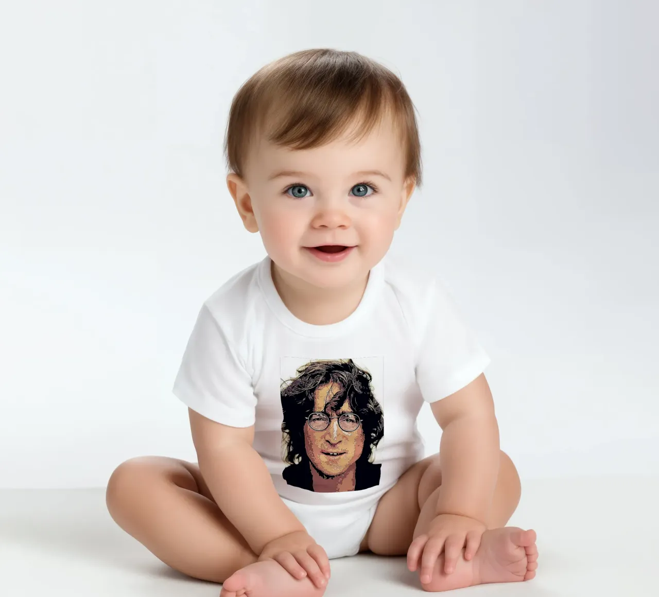 Pop Art Legend Kurzarm Babybody von neonartroom