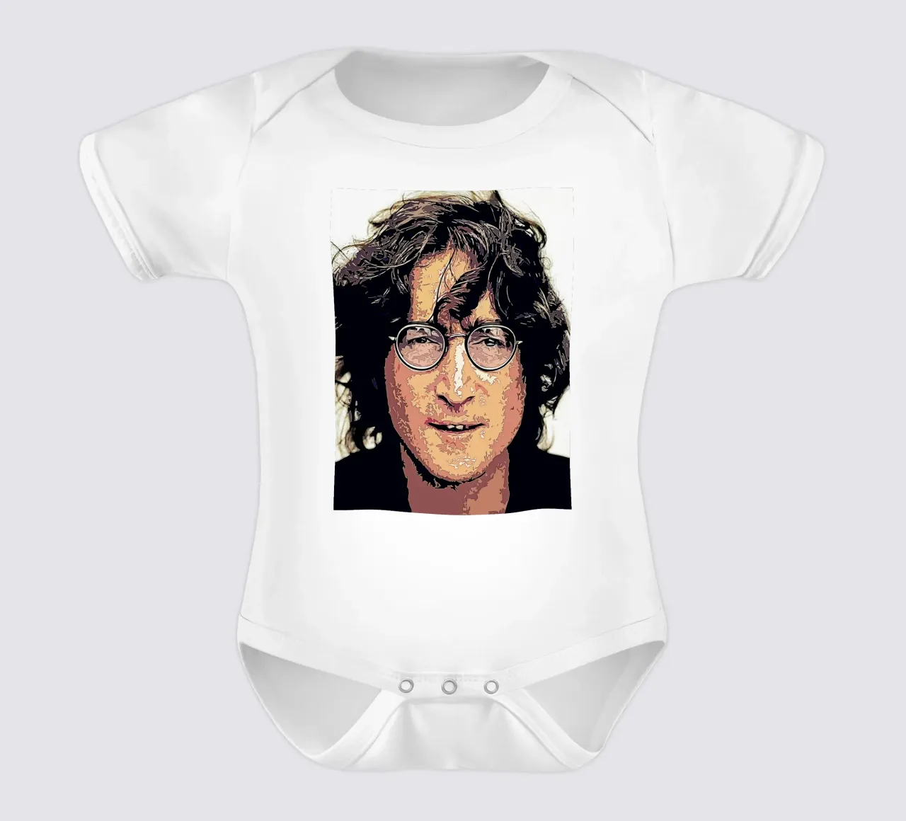 Pop Art Legend Kurzarm Babybody von neonartroom