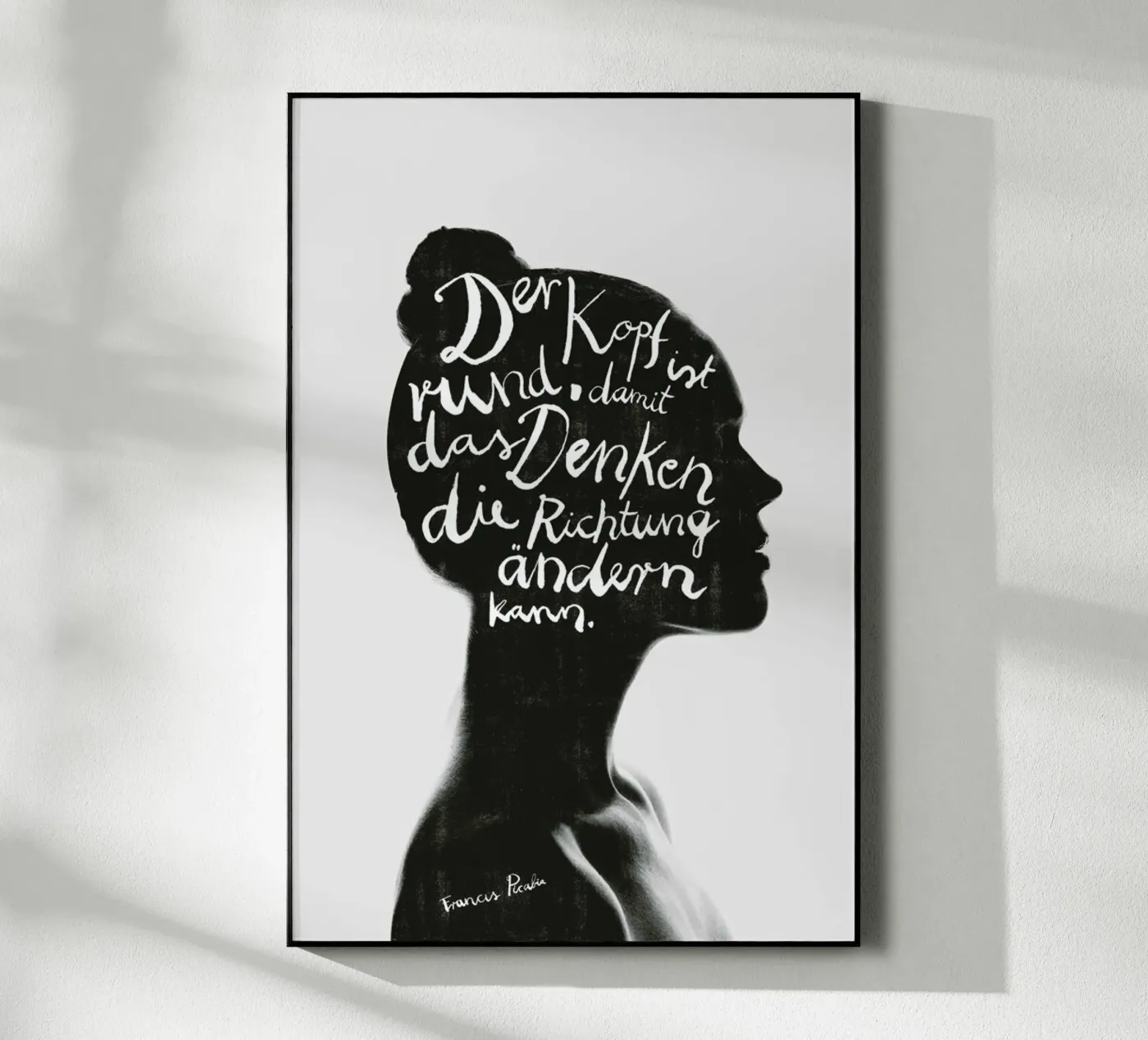 Denken acryl van typealive