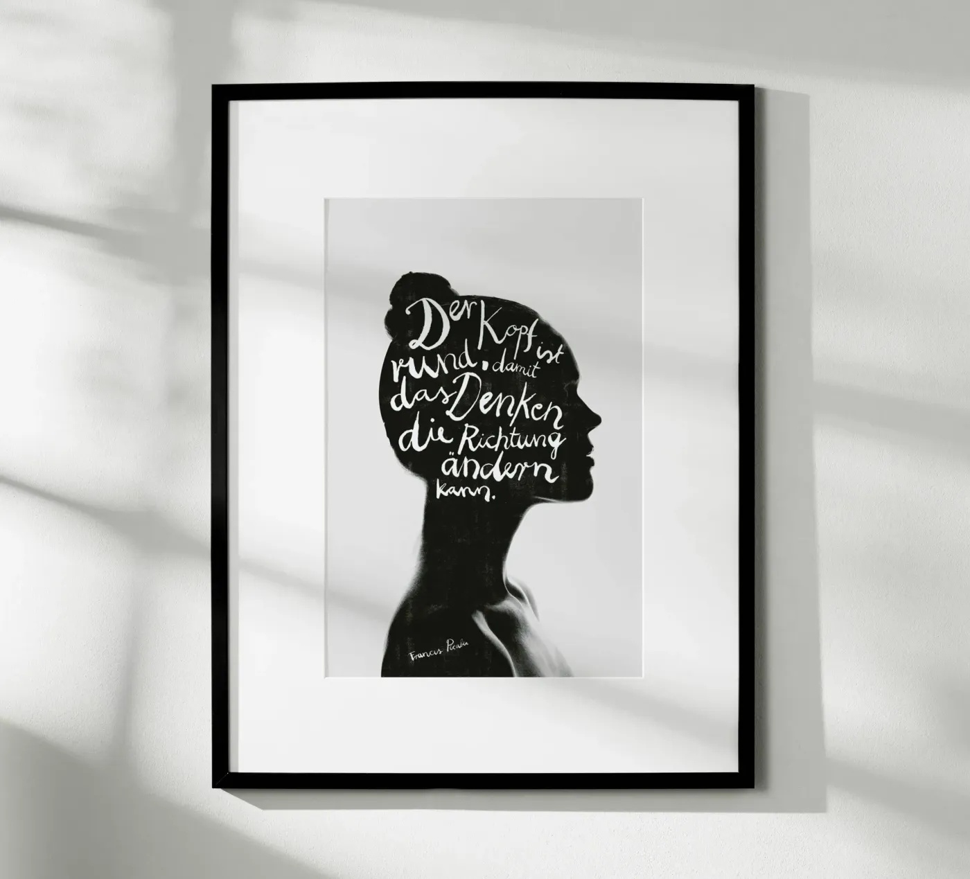 Denken poster van typealive