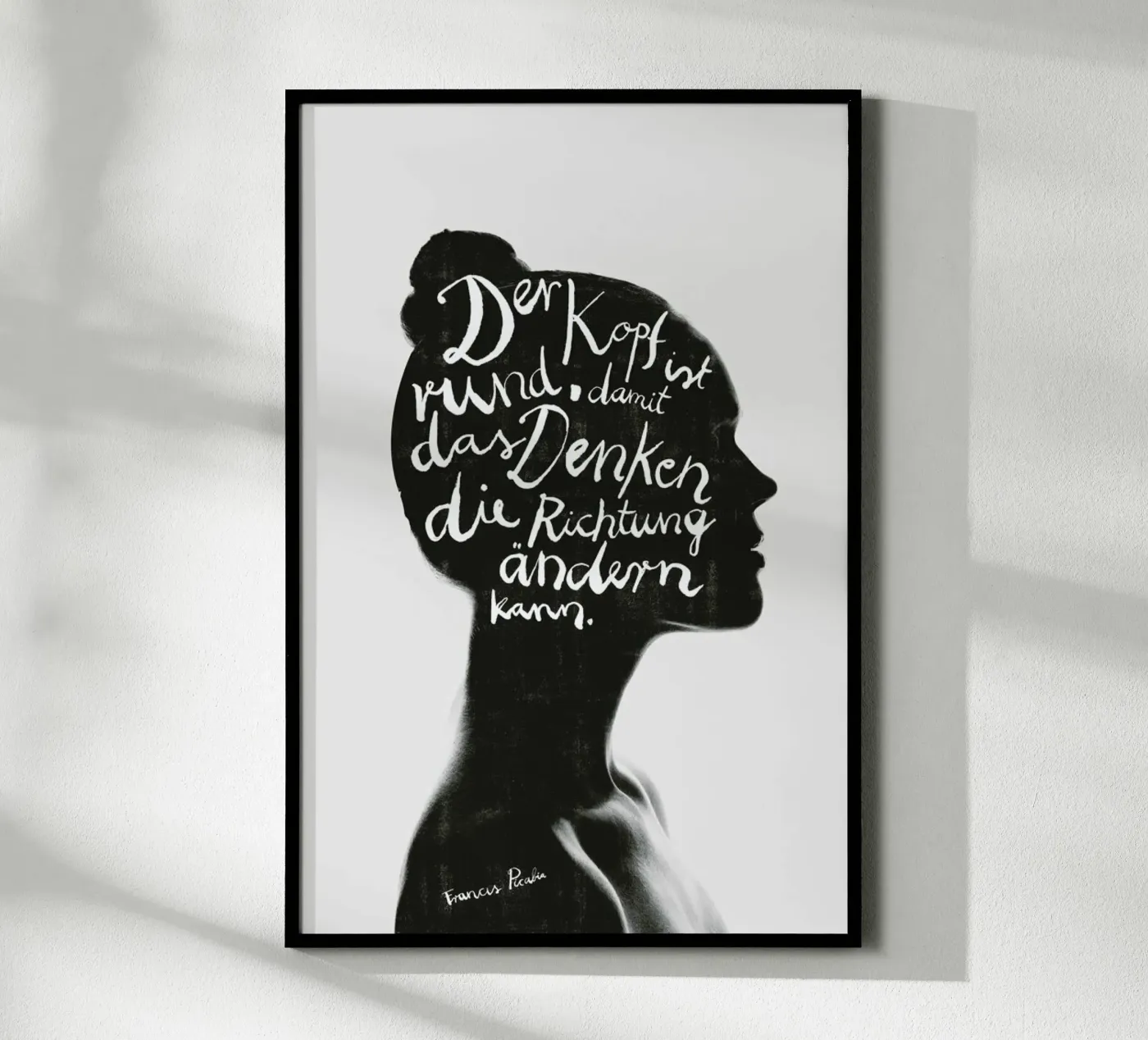 Denken poster van typealive