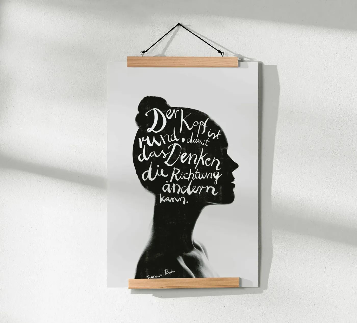 Denken poster van typealive