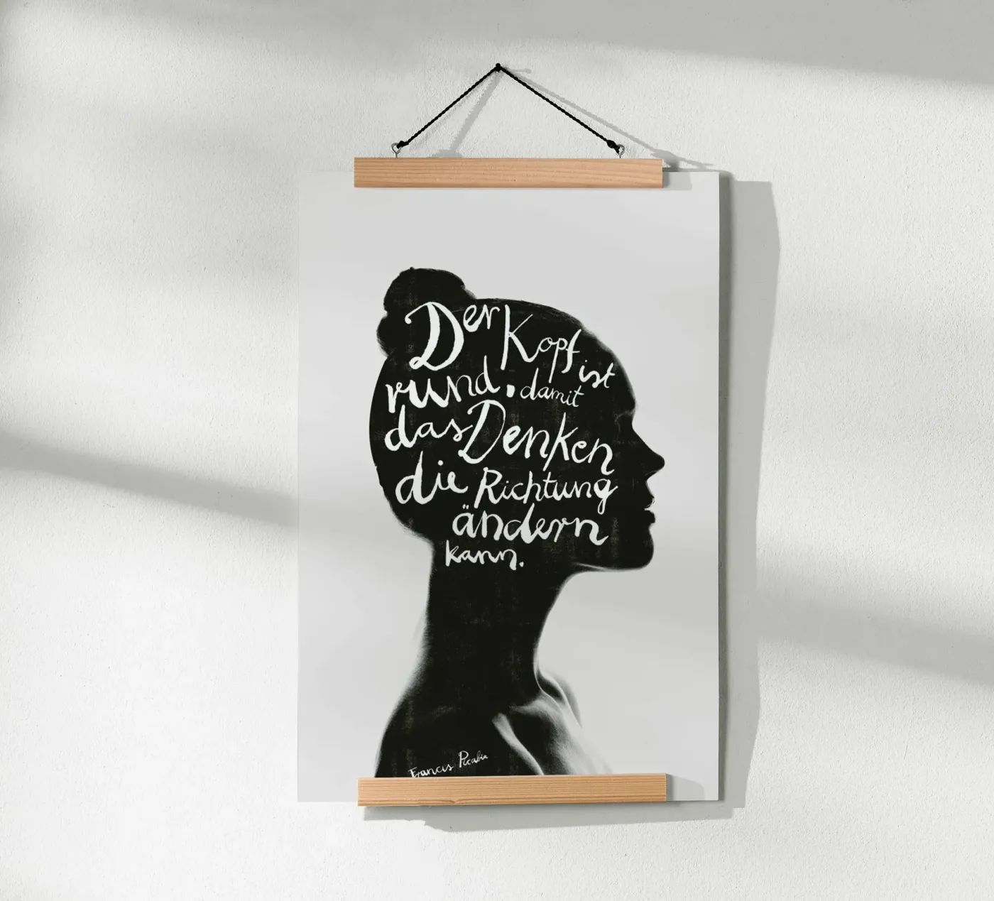 Denken poster van typealive