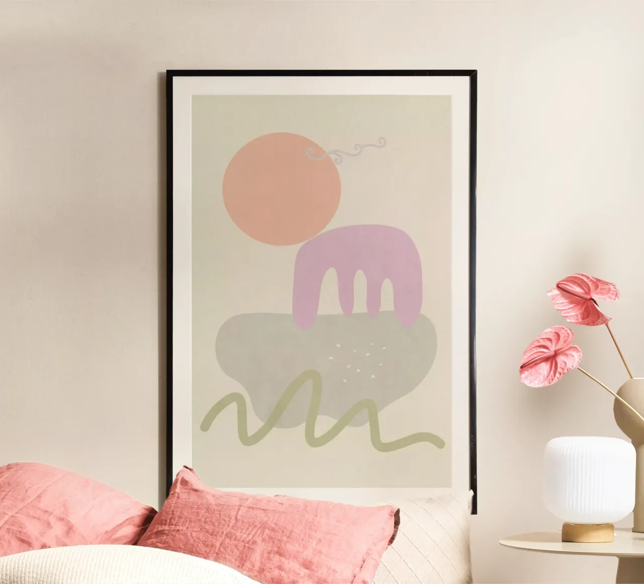 Landscape Shapes 04 poster by amini54