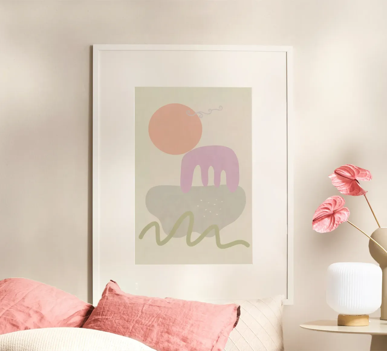 Landscape Shapes 04 poster by amini54