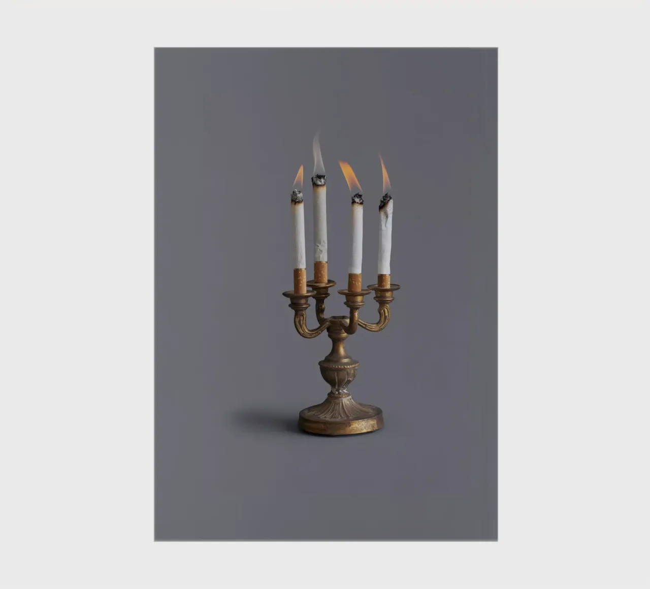Smoking candlestick notebook by 360brain