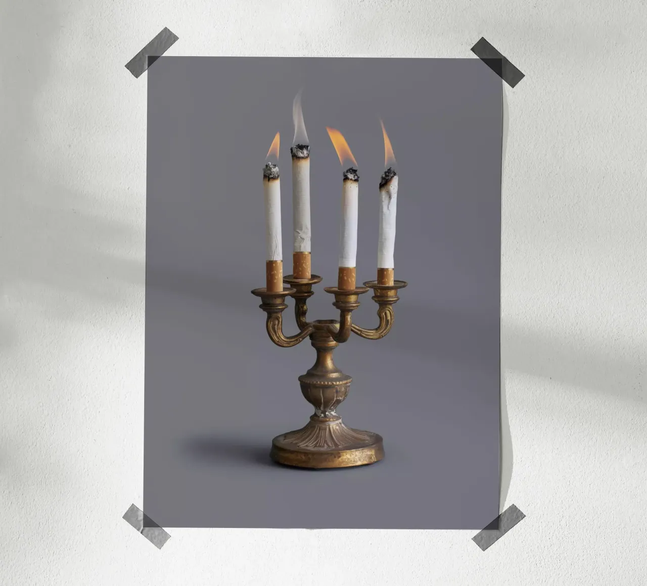 Candelabro fumador hahnemühle de 360brain