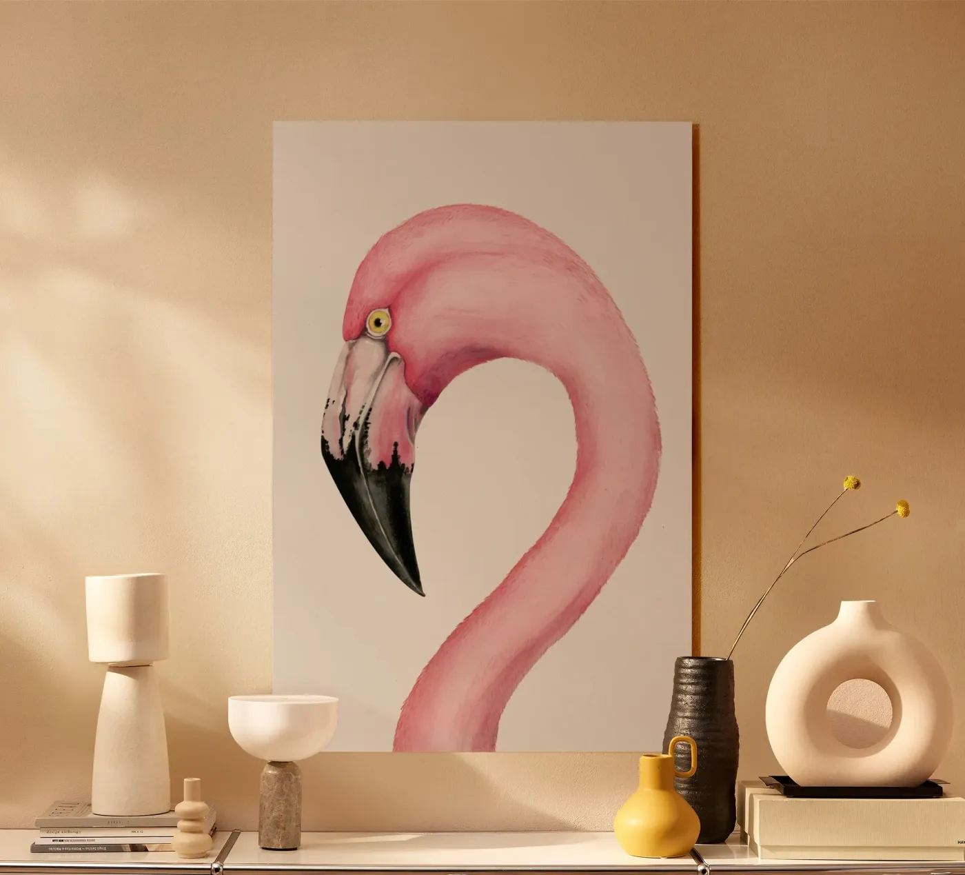 Flamingo plexiglas de typealive