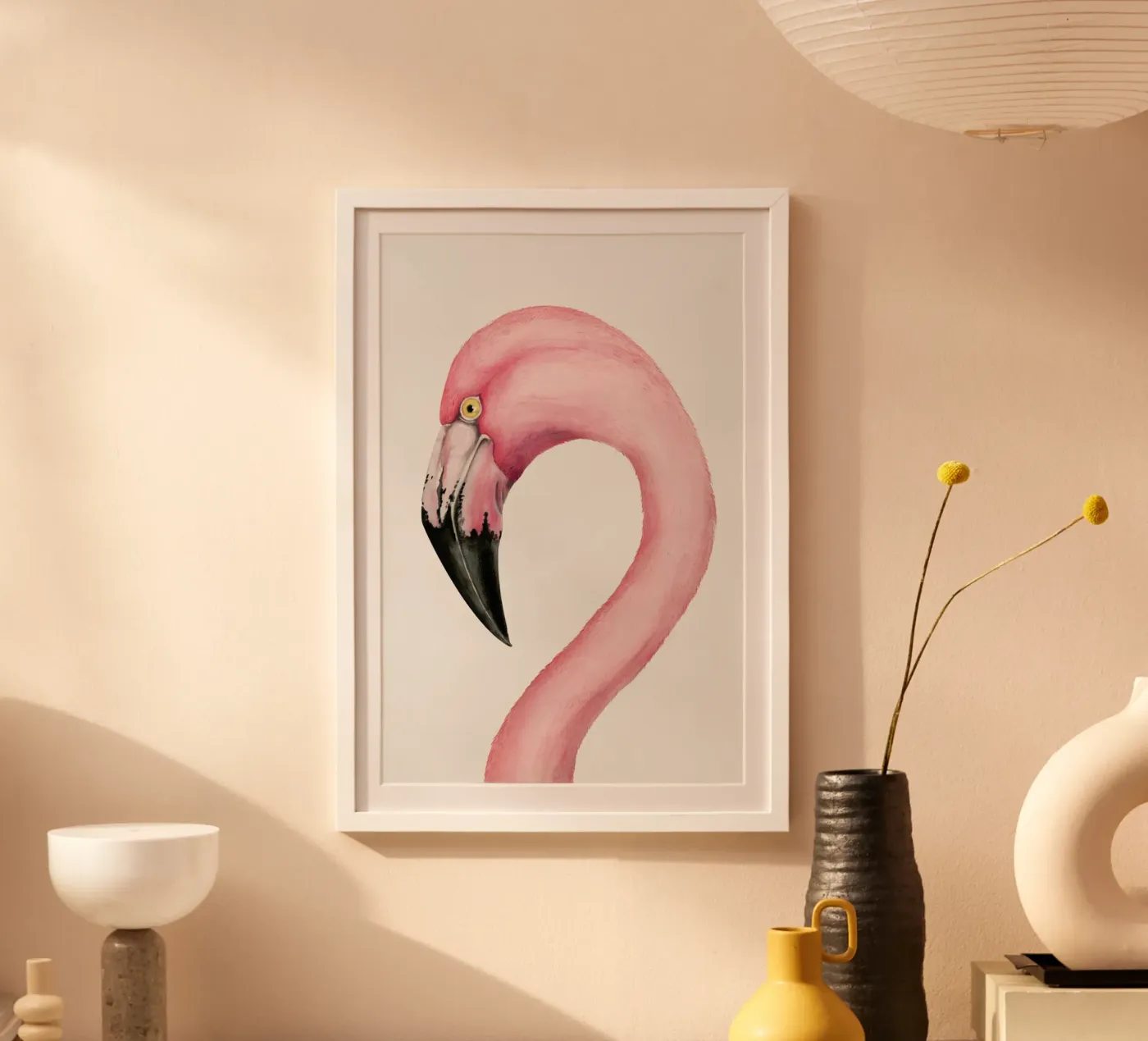 Flamingo poster van typealive
