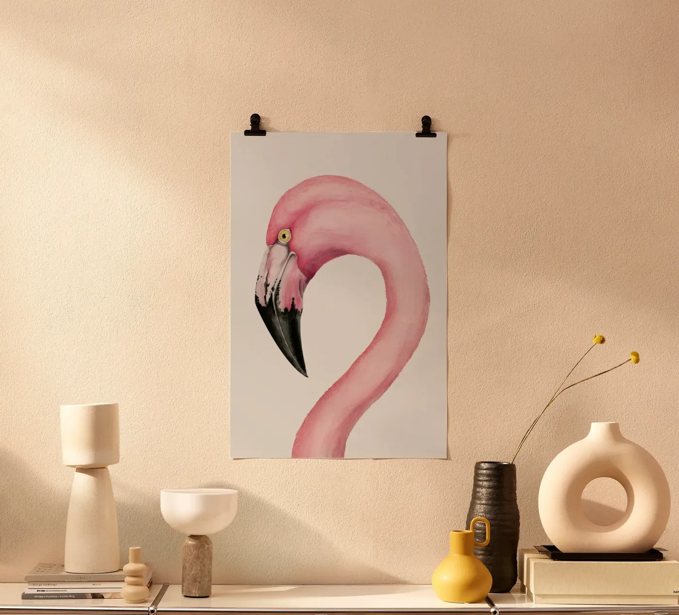 Flamingo poster by typealive