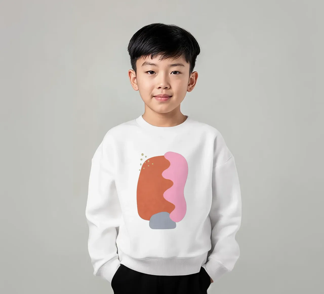 Landscape Shapes 10 kids sweatshirt by amini54