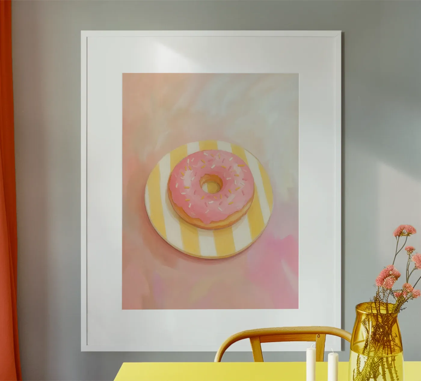 Donut time poster by Happyfacespace