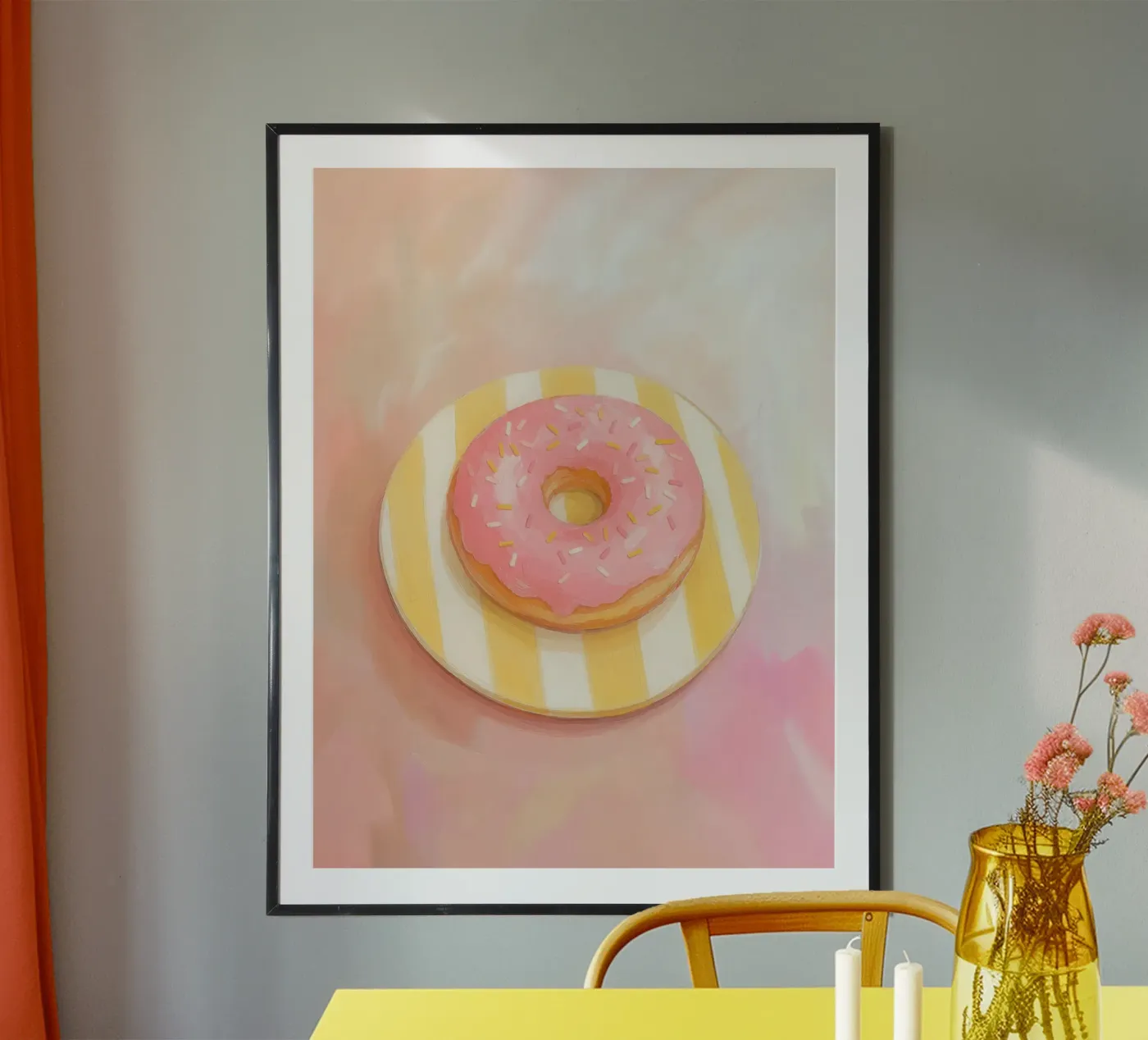 Donut time poster by Happyfacespace