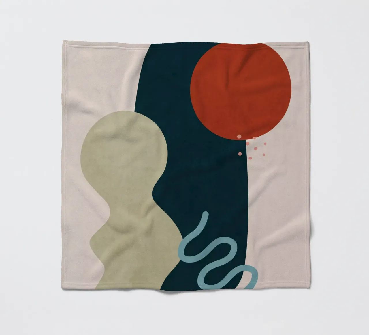 Landscape Shapes 11 fleece blanket by amini54
