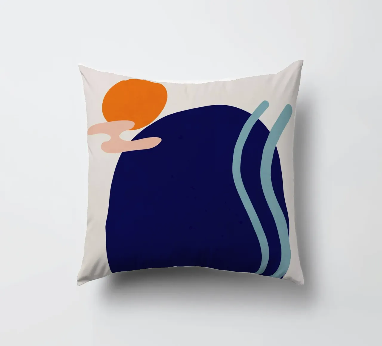 Landscape Shapes 12 decorative cushion by amini54