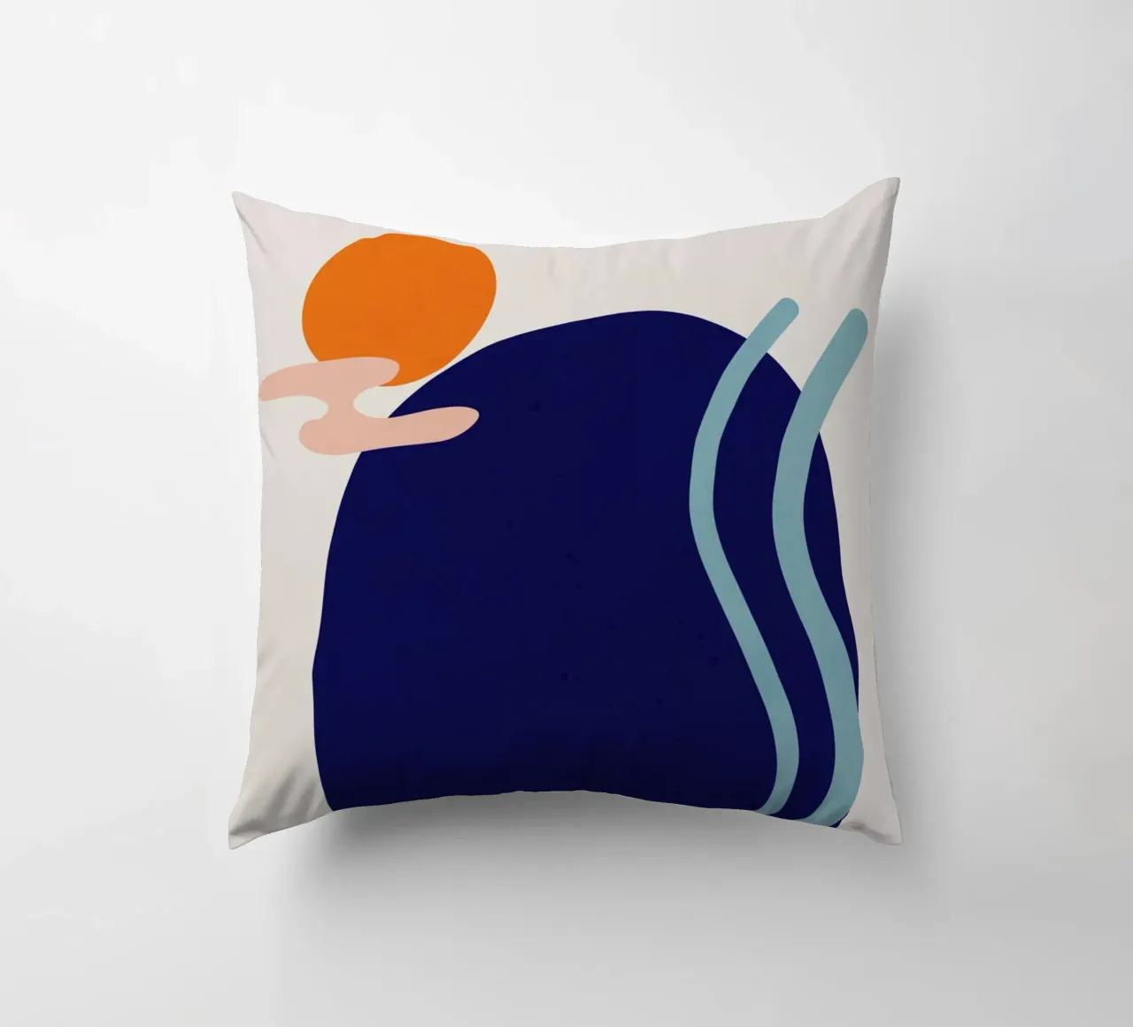 Landscape Shapes 12 decorative cushion by amini54