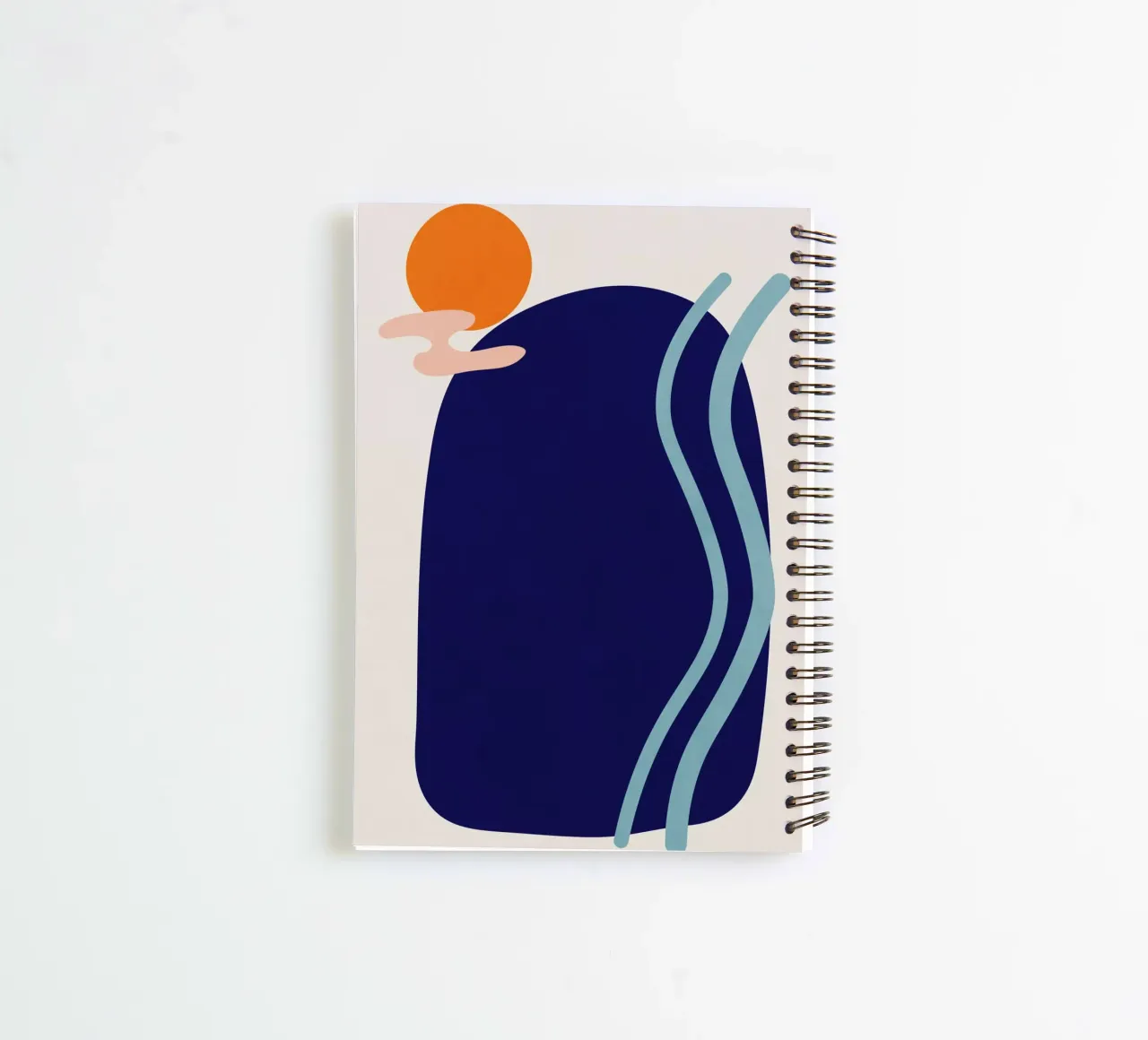 Landscape Shapes 12 spiral notebook by amini54