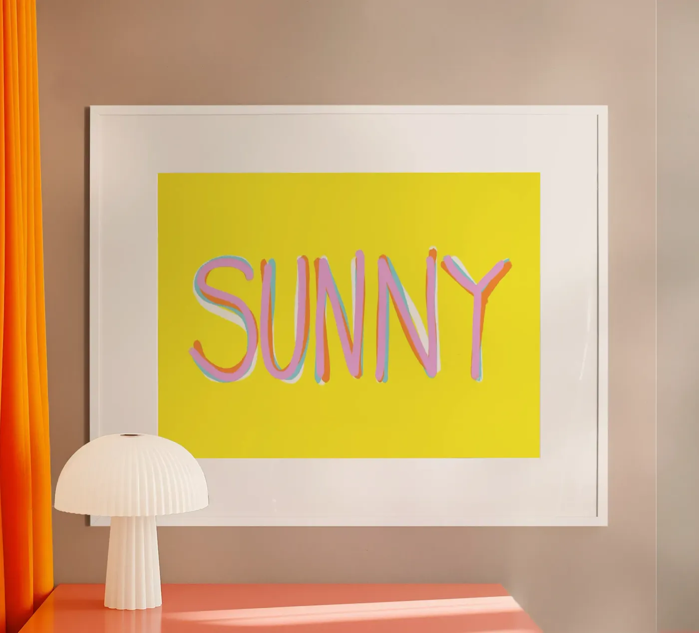 Sonnig Poster von All Colours
