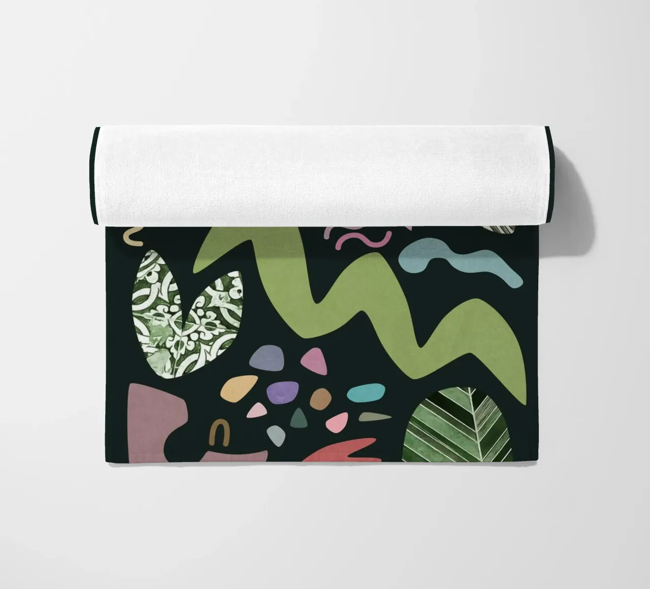 At the Villa beach towel by amini54