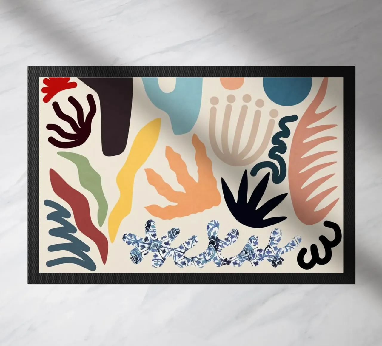 Desert Flora doormat by amini54