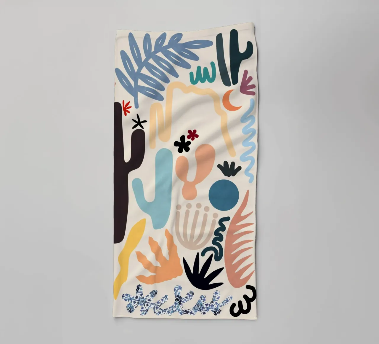 Desert Flora towel by amini54