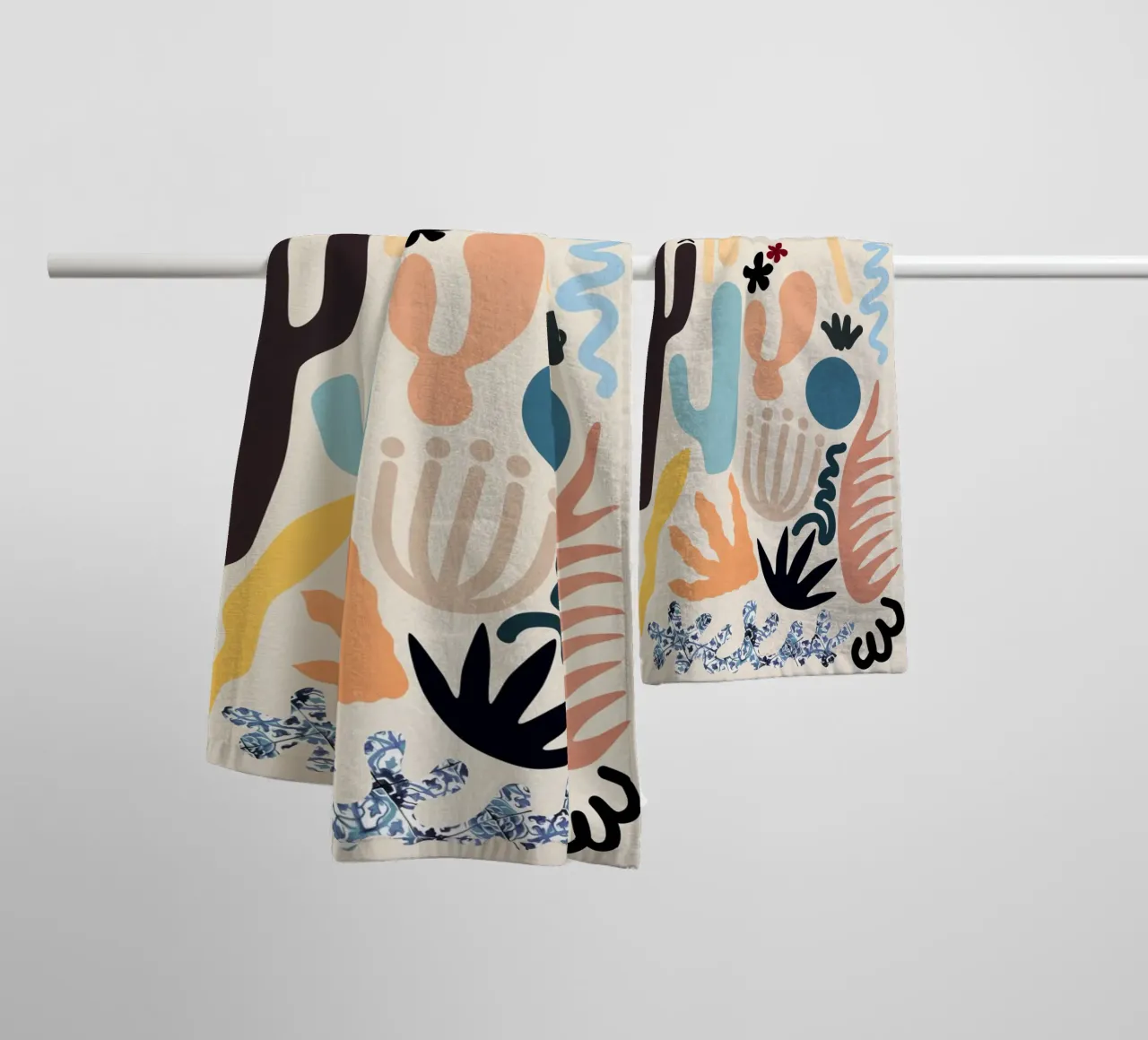 Desert Flora towel by amini54