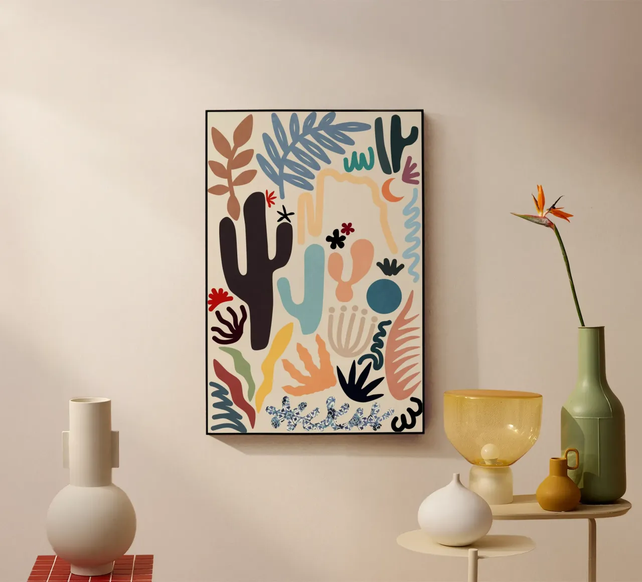 Woestijnflora acryl van amini54