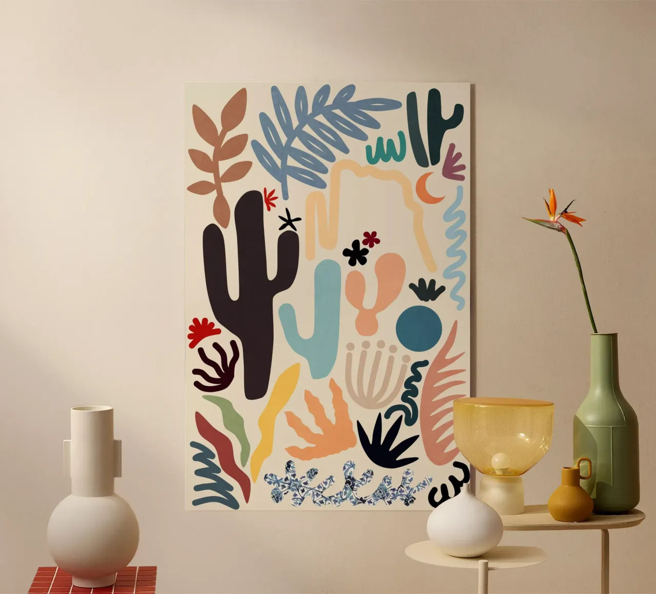 Woestijnflora acryl van amini54