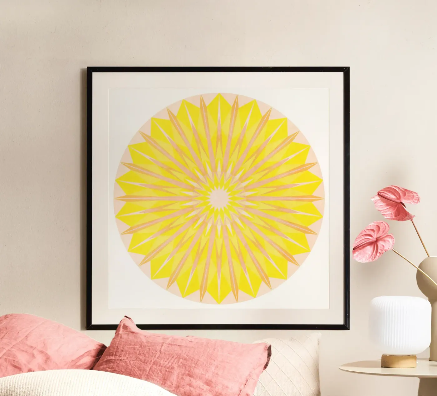 Bright Sunshine poster da Lines Inside