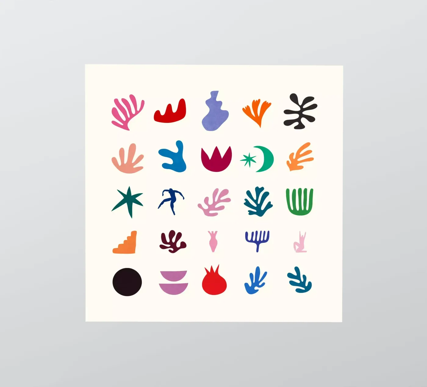 Matisse-elementen sticker van amini54