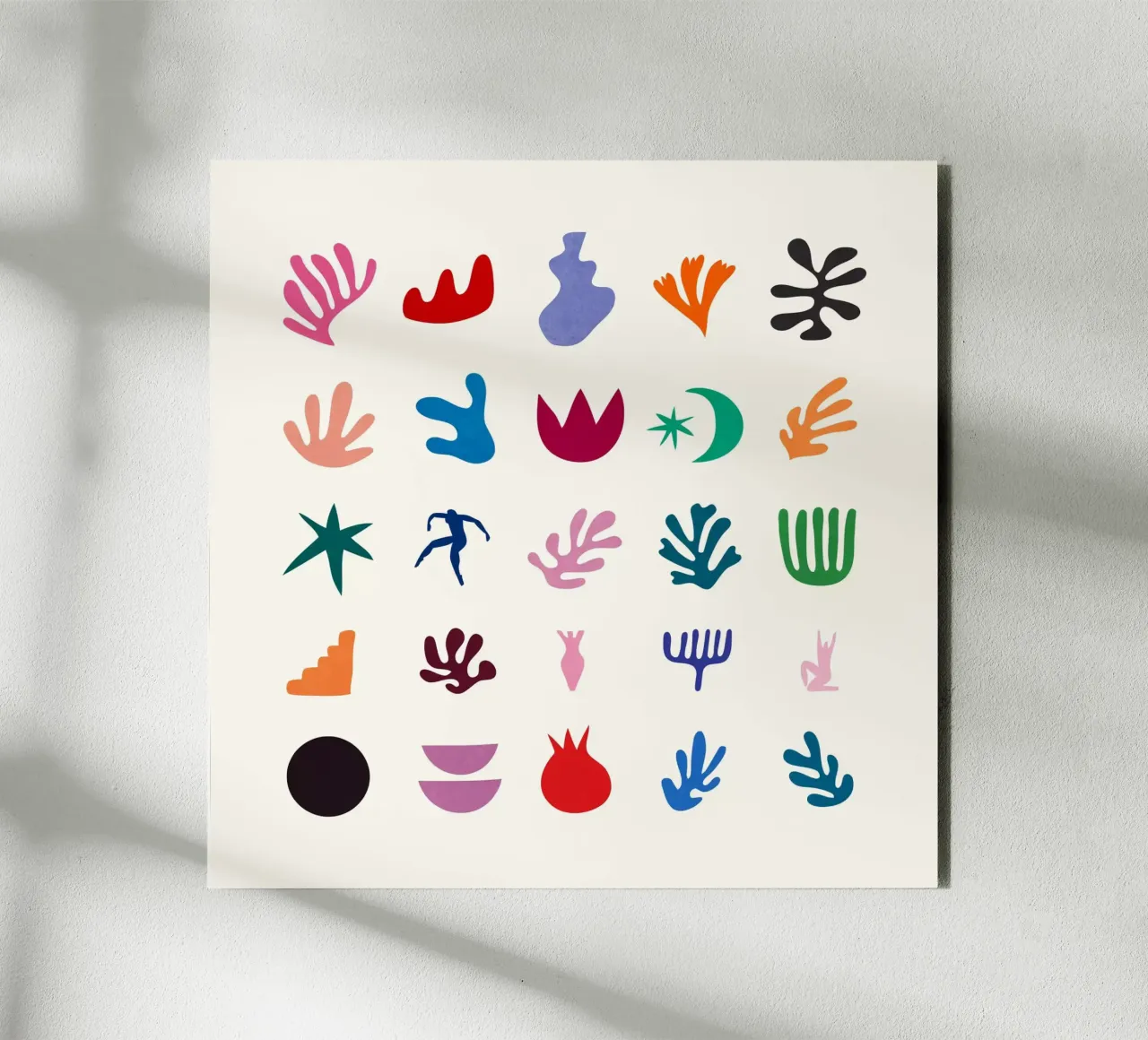 Elementi di Matisse alluminio dibond da amini54