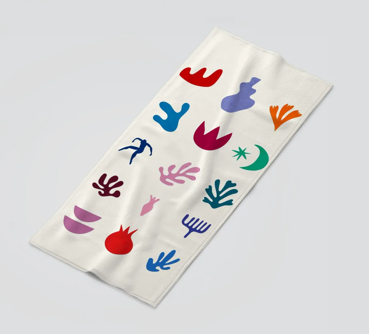 Matisse-elementen strandhanddoek van amini54