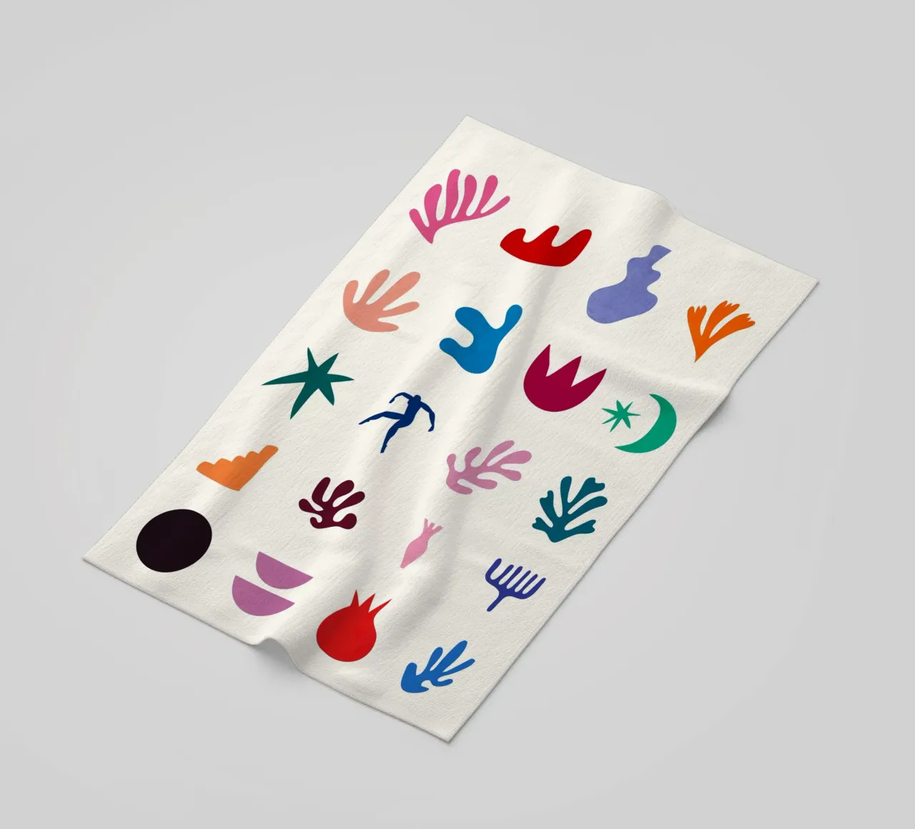 Matisse-elementen strandhanddoek van amini54