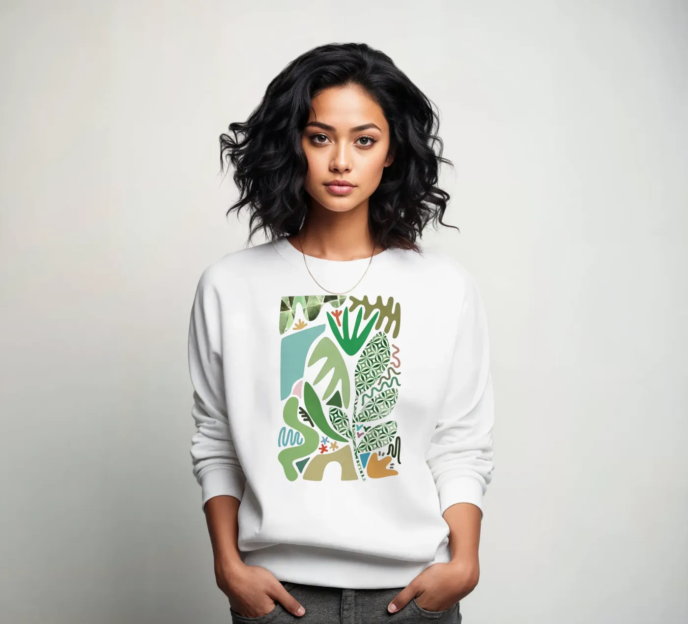 Palmtuin sweatshirt van amini54