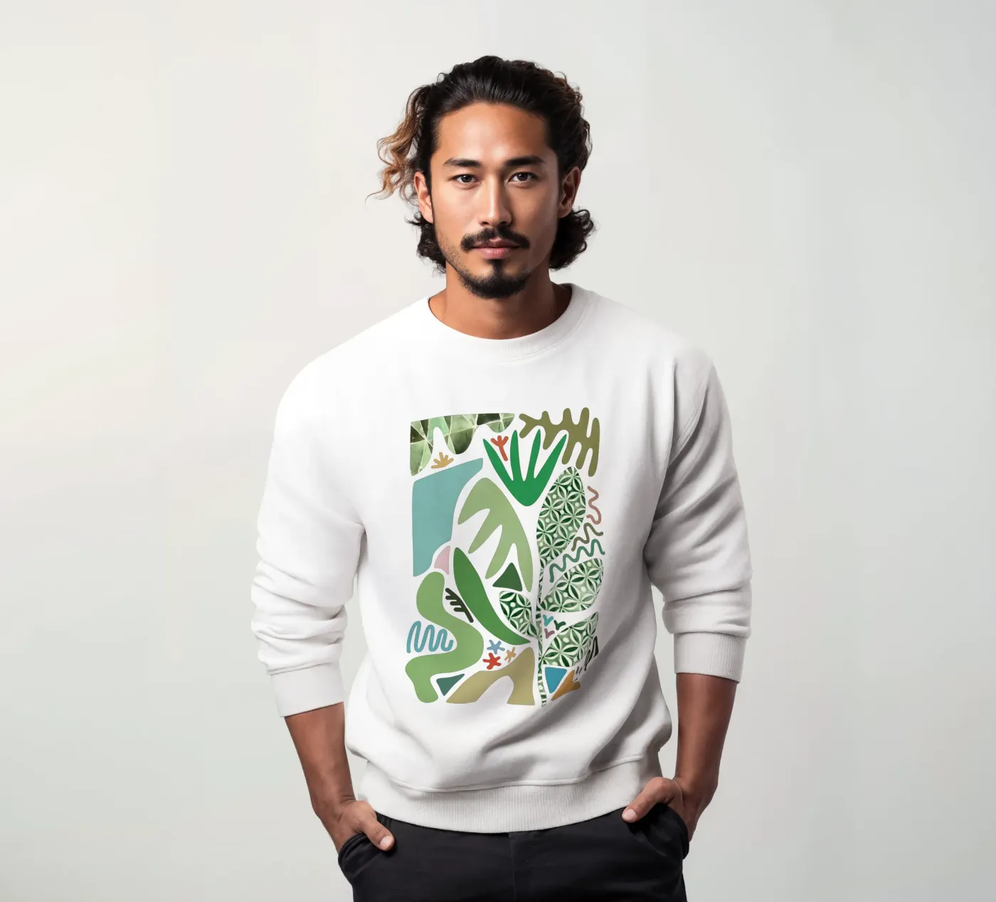 Palmtuin sweatshirt van amini54