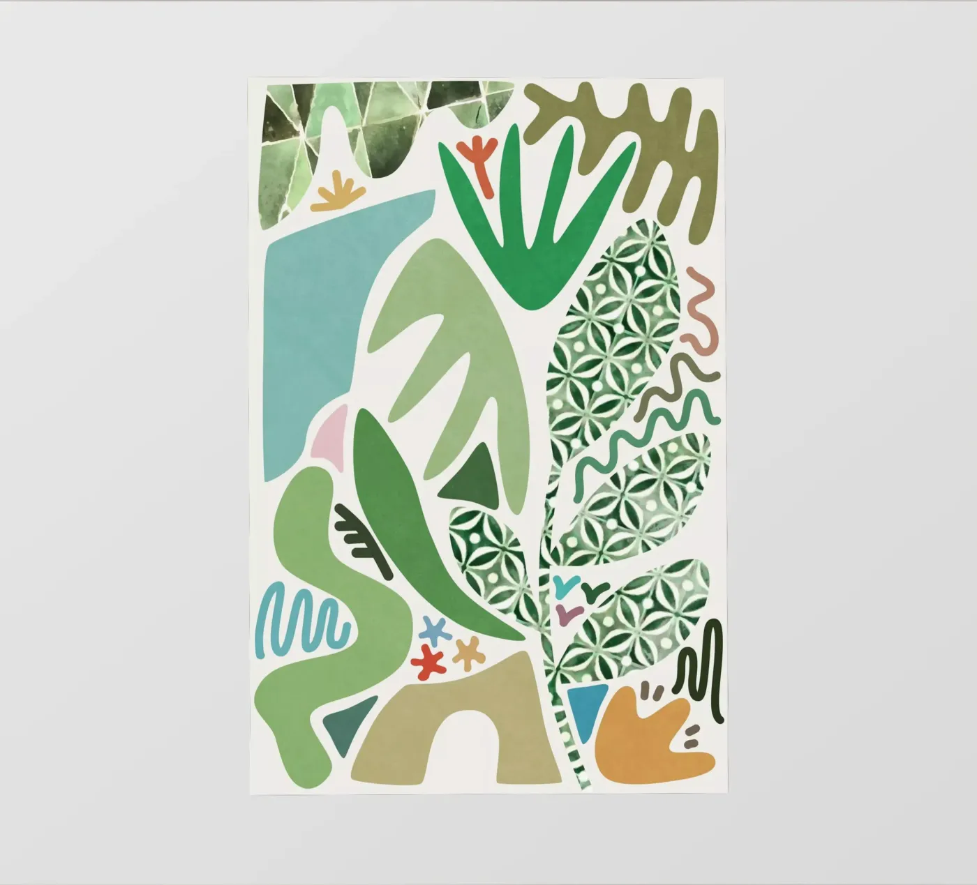 Palmtuin fotobehang van amini54