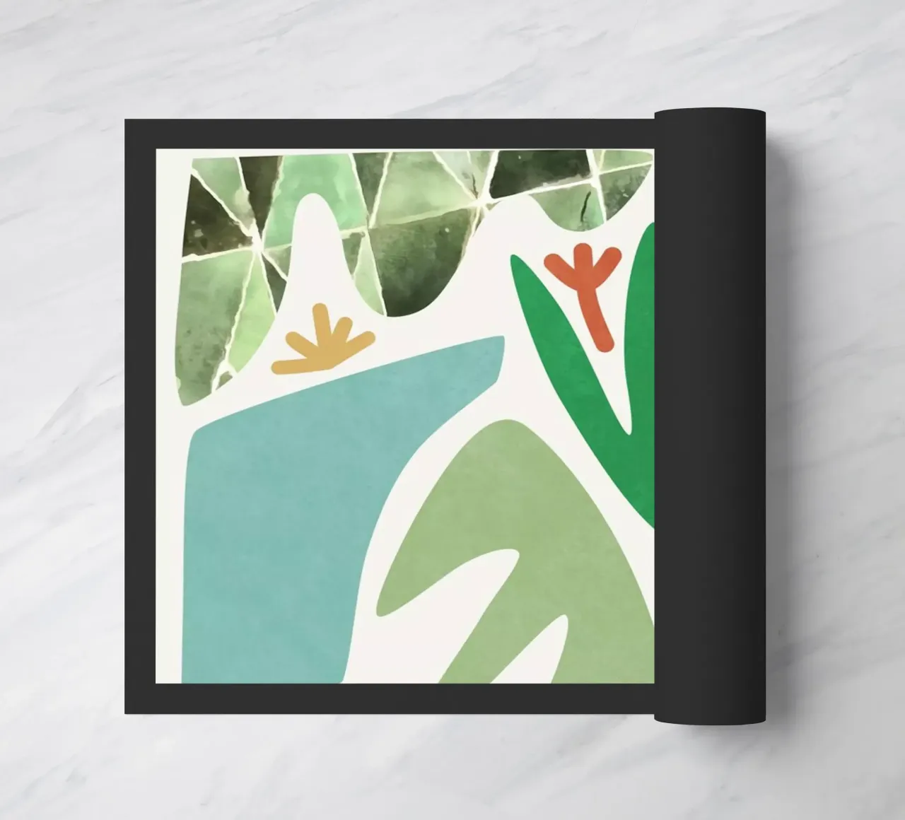 Palm Garden doormat by amini54