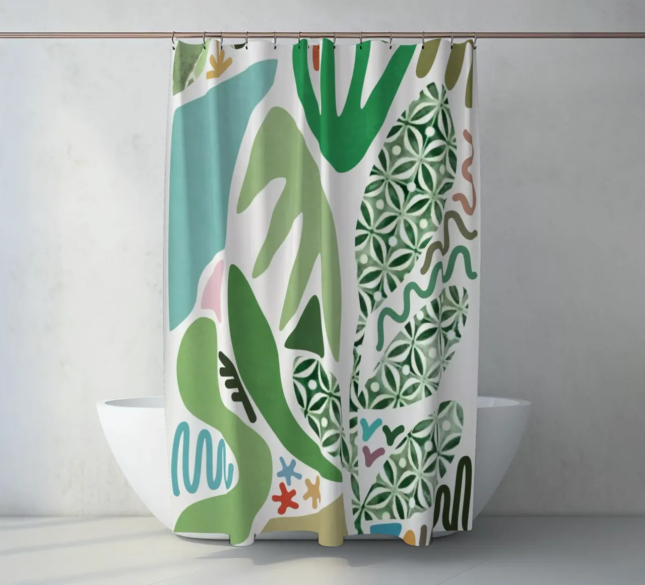 Palmtuin douchegordijn van amini54
