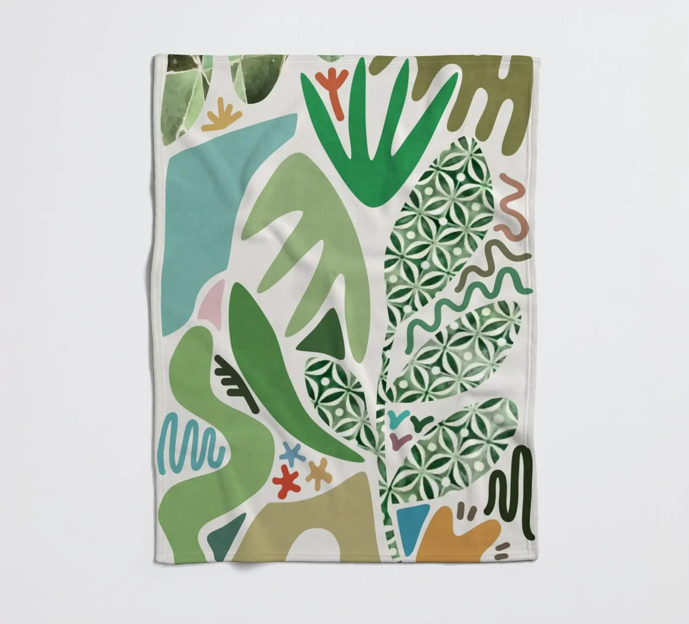 Palmtuin fleecedeken van amini54