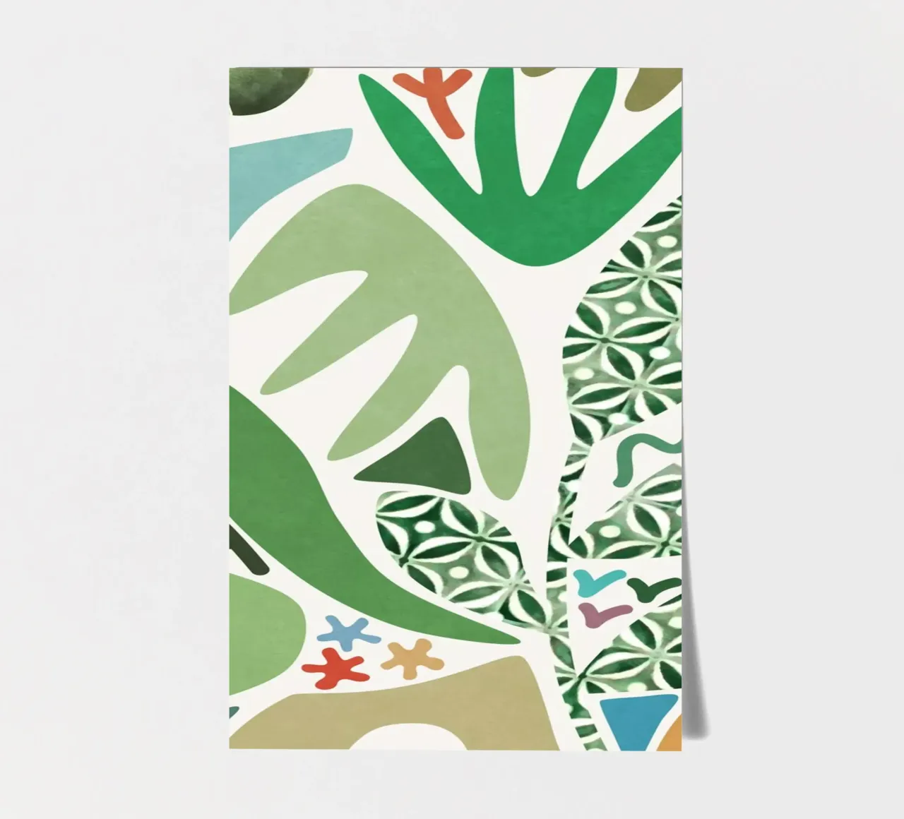 Palmtuin stickervel van amini54