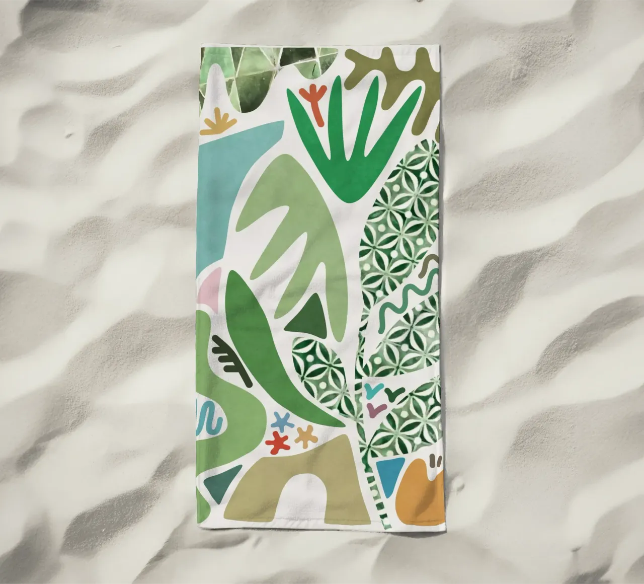 Palmtuin strandhanddoek van amini54