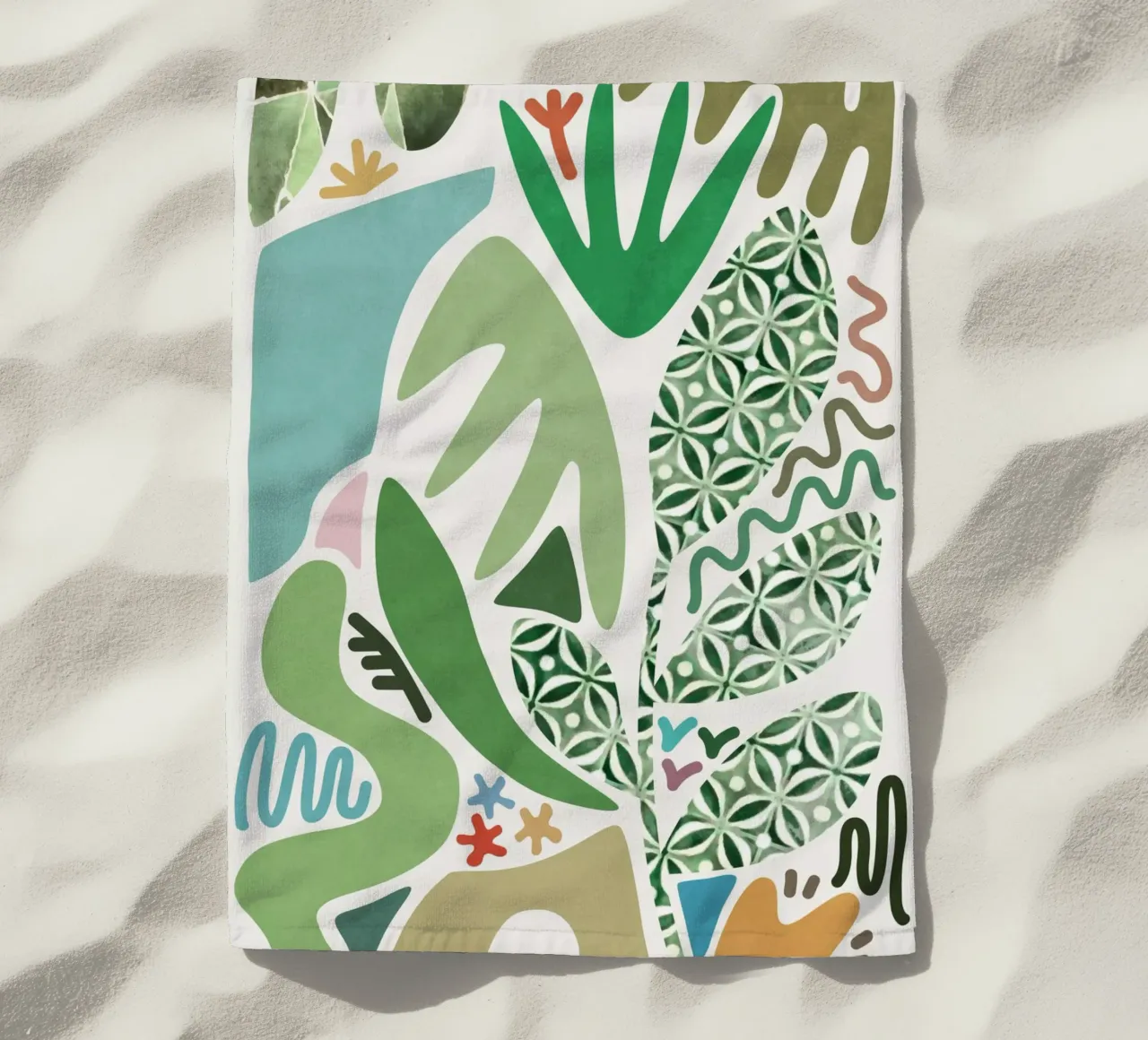 Palmtuin strandhanddoek van amini54