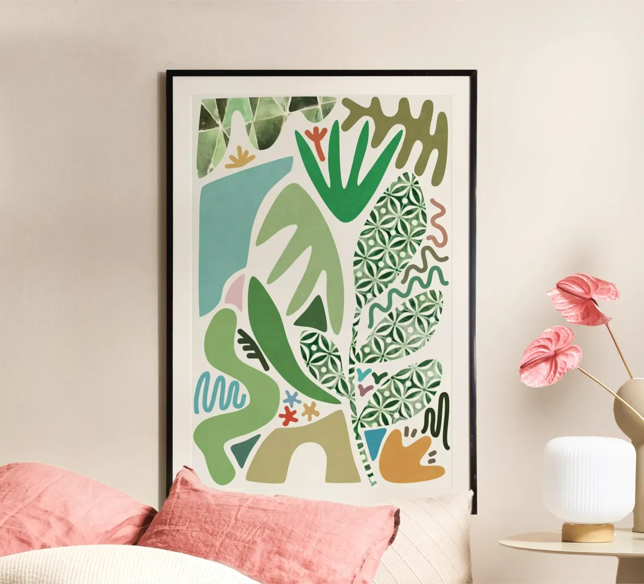 Palmtuin poster van amini54