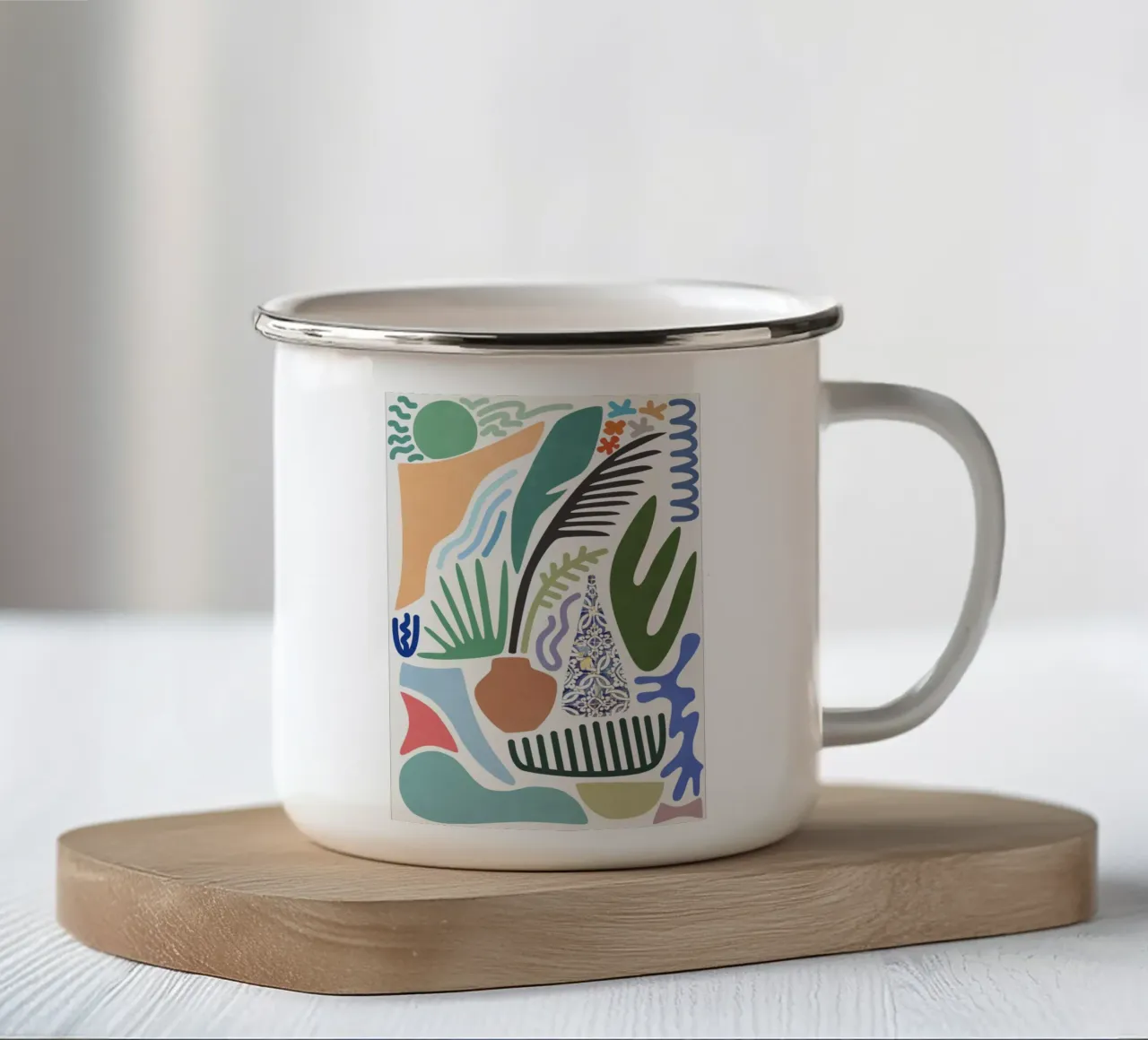 L'ora legale tazza in smalto da amini54